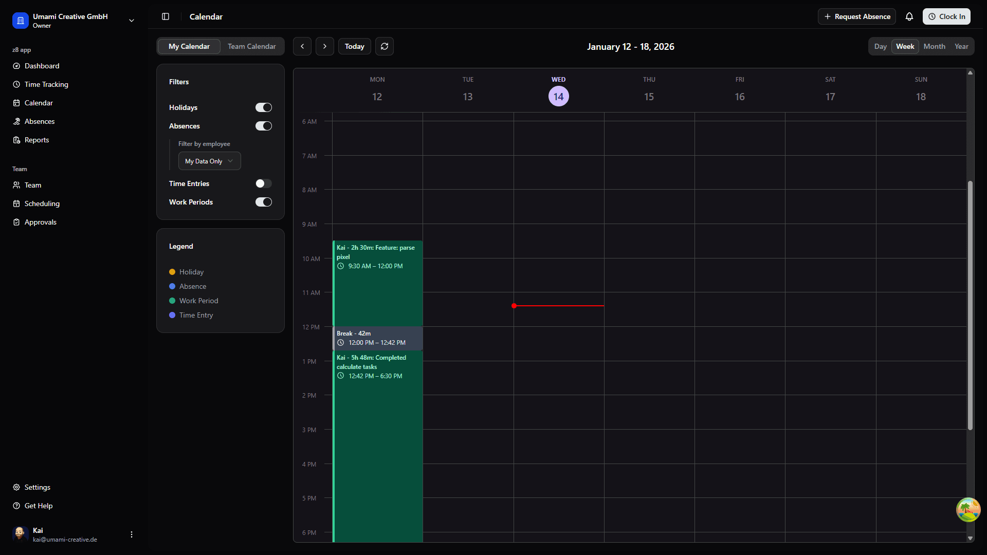 Calendar View